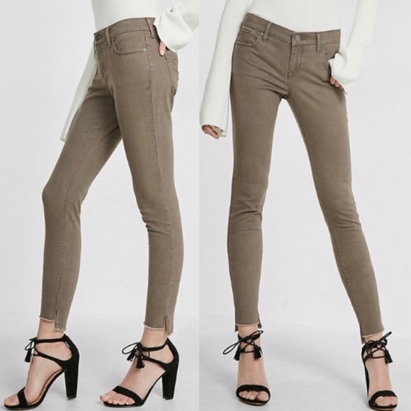Express Denim - NWT Mid Rise Split Hem Stretch Leggings/ Jeans